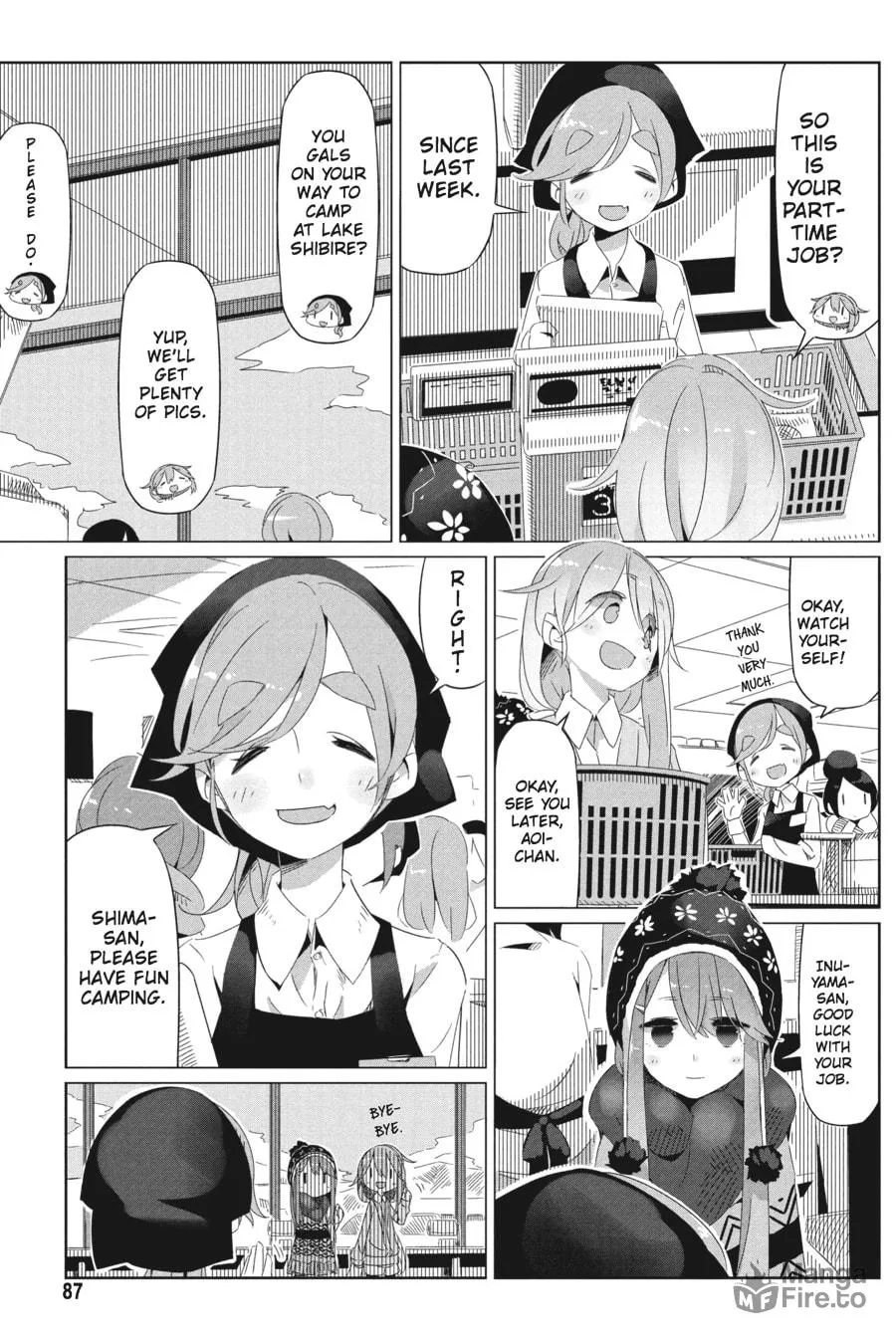 Read Laid-Back Camp chapter 10 image 8 on Lezhin