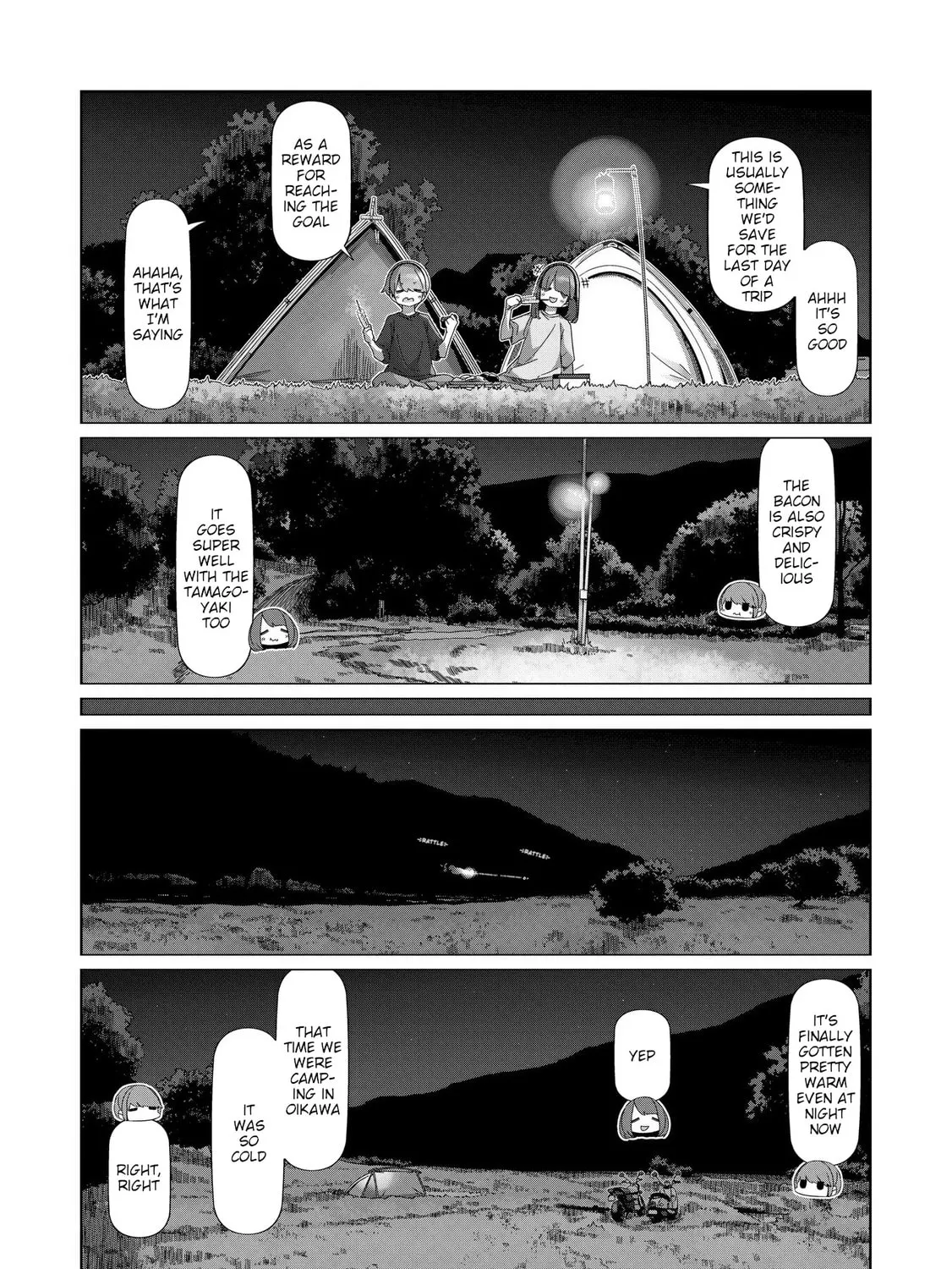 Read Laid-Back Camp chapter 100 image 24 on Lezhin