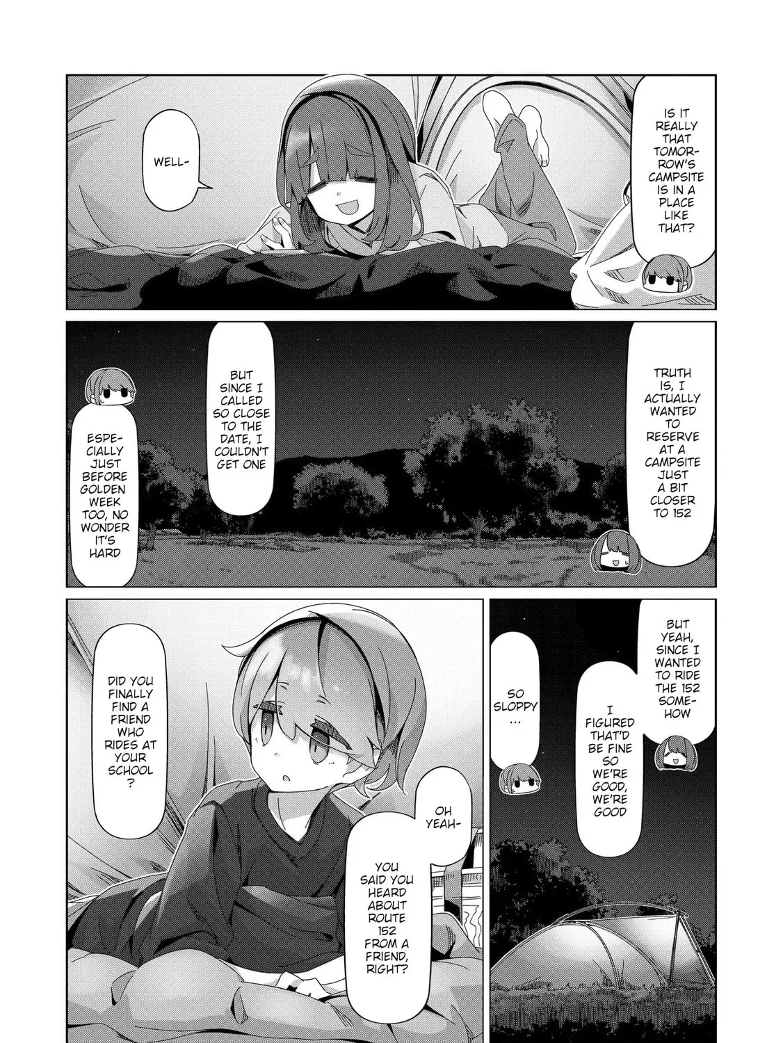 Read Laid-Back Camp chapter 100 image 32 on Lezhin