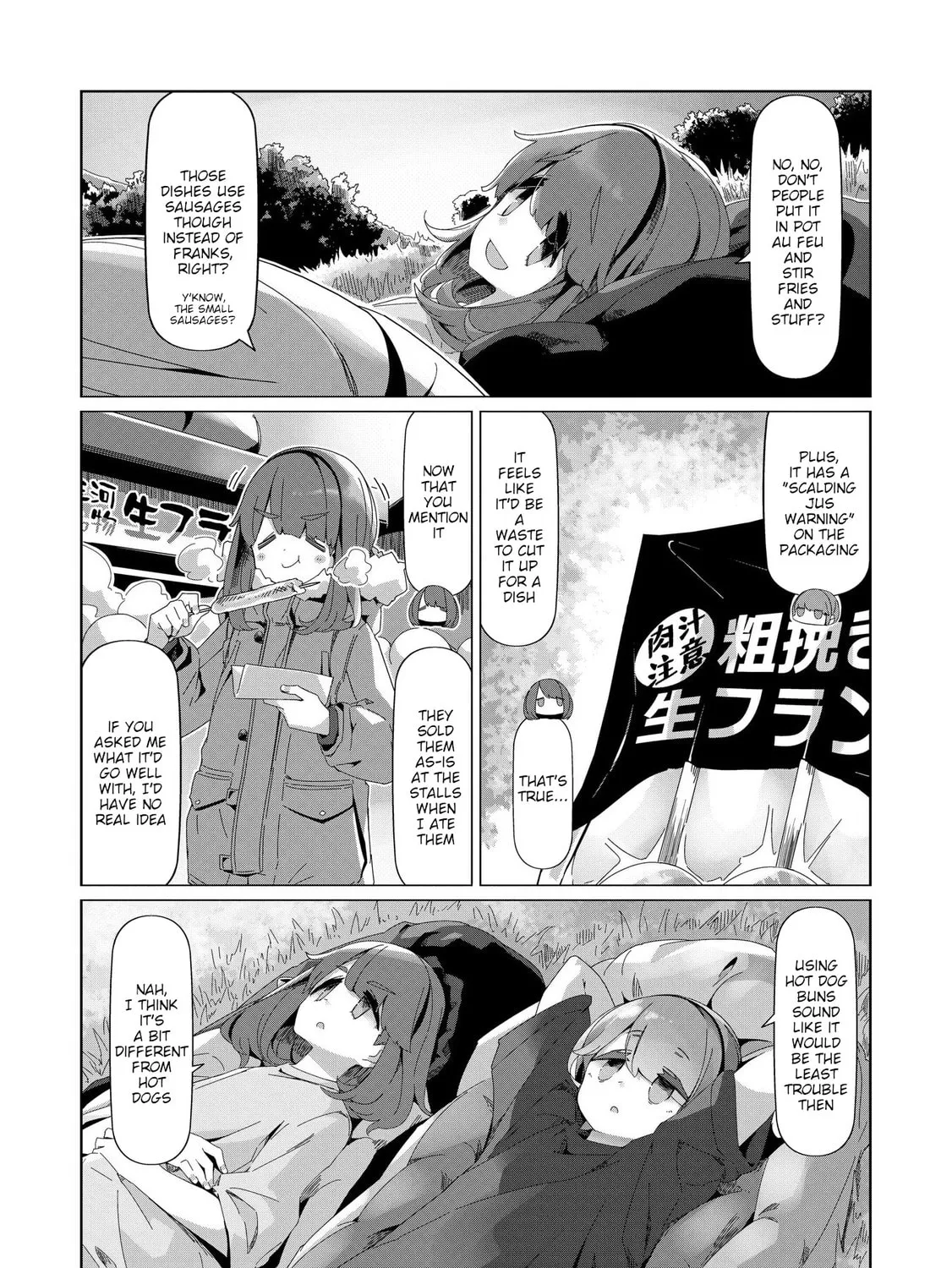 Read Laid-Back Camp chapter 100 image 6 on Lezhin