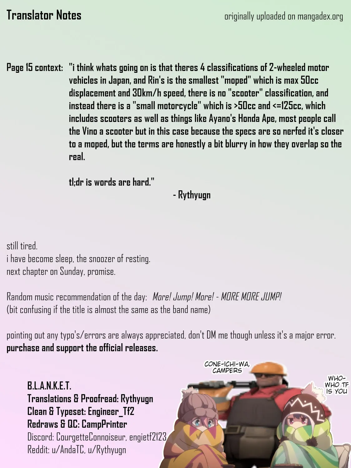 Read Laid-Back Camp chapter 101 image 50 on Lezhin