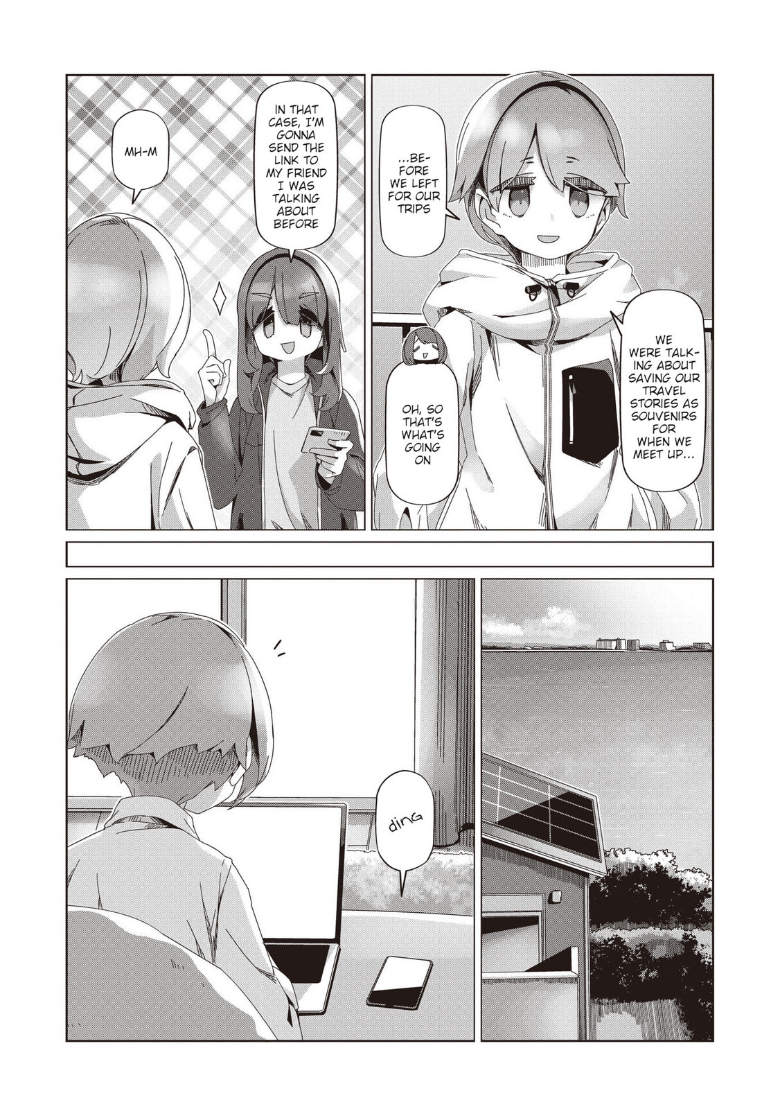 Read Laid-Back Camp chapter 102 image 15 on Lezhin