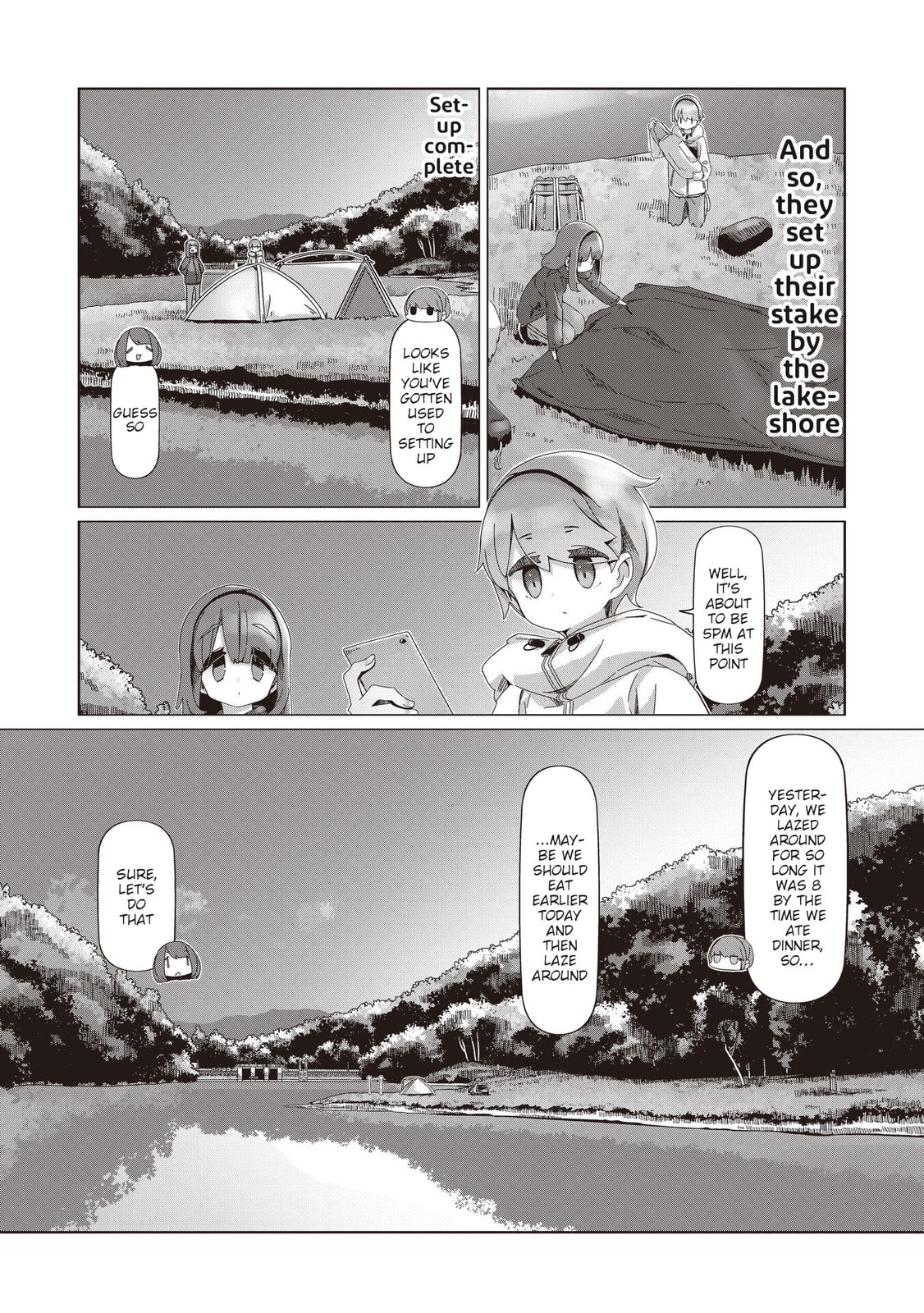 Read Laid-Back Camp chapter 102 image 24 on Lezhin