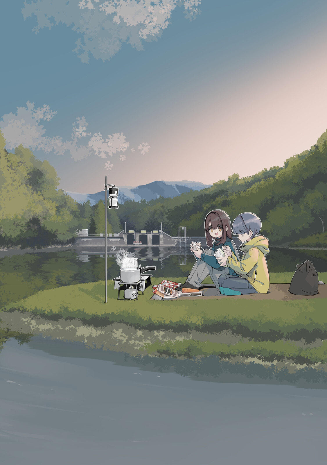 Read Laid-Back Camp chapter 103 image 1 on Lezhin