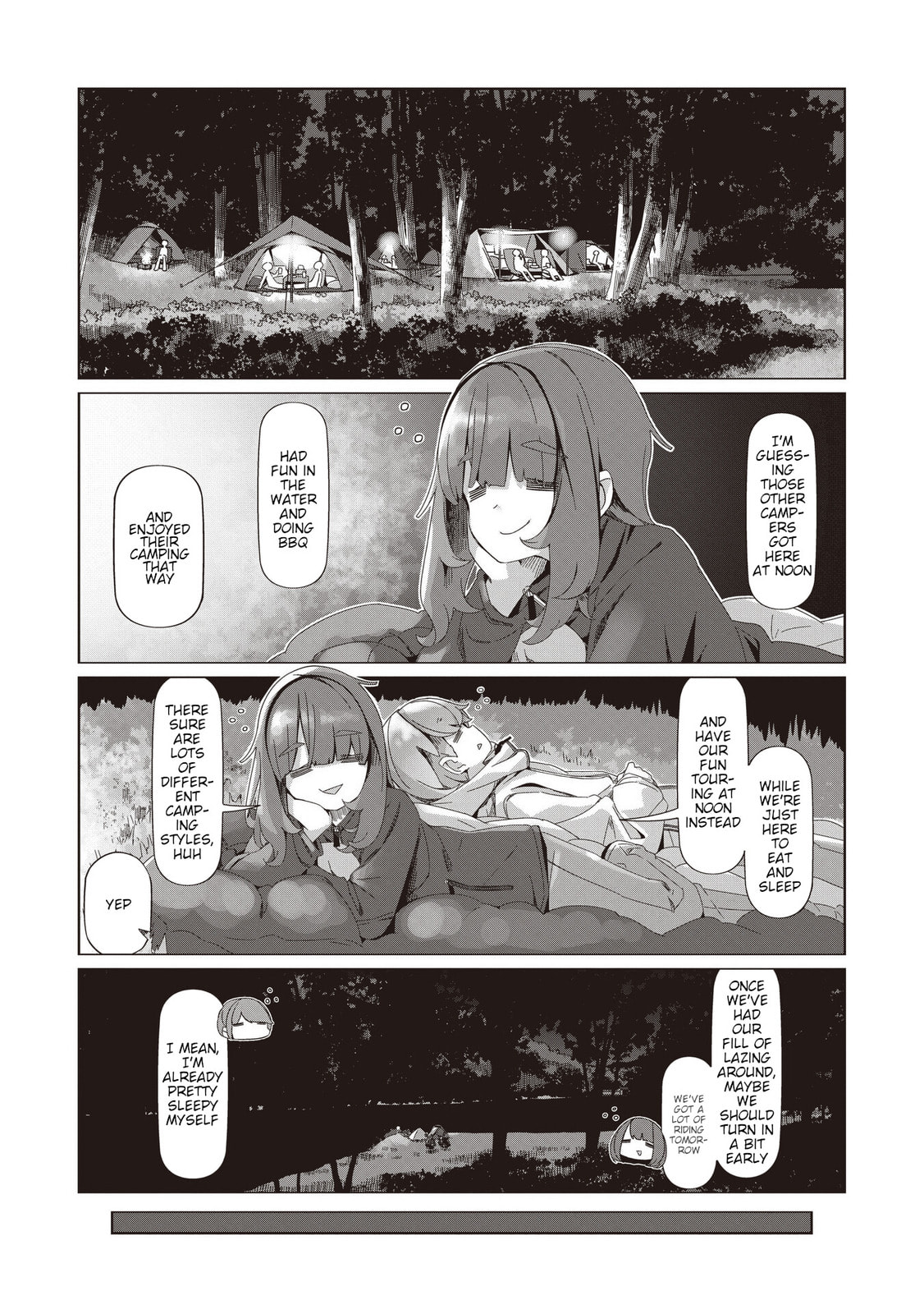 Read Laid-Back Camp chapter 103 image 11 on Lezhin