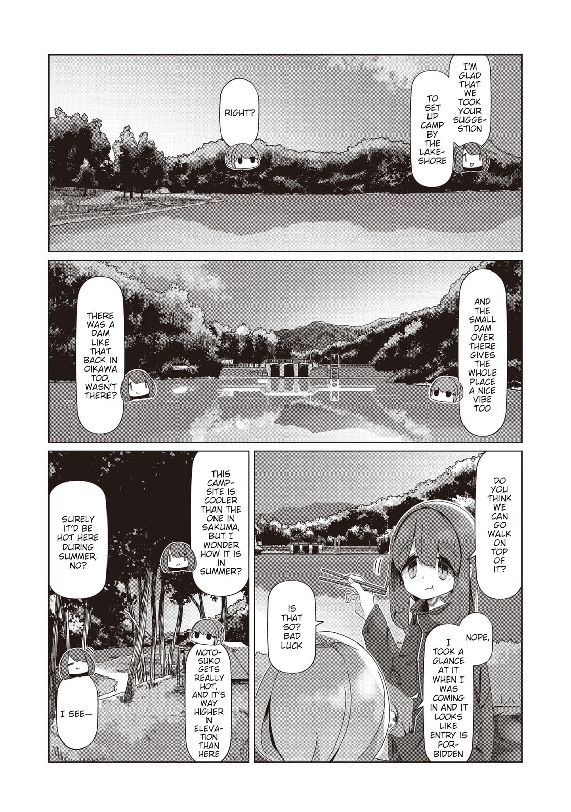 Read Laid-Back Camp chapter 103 image 7 on Lezhin