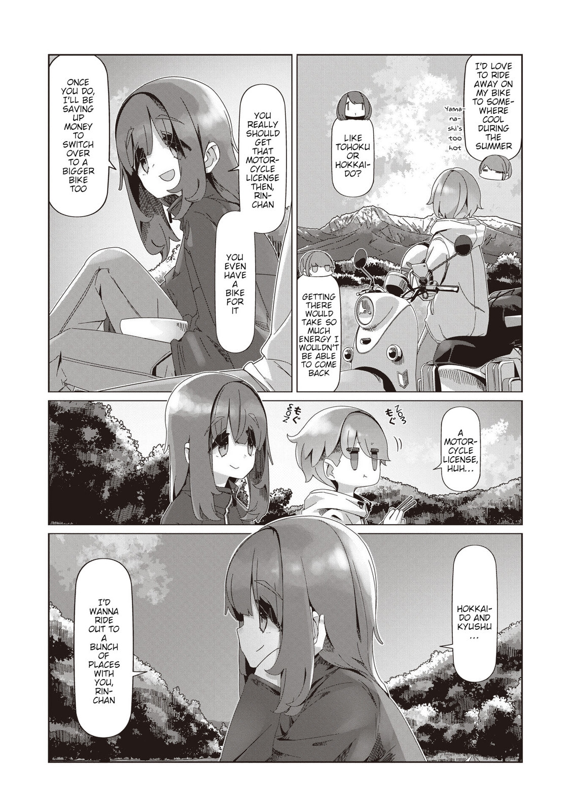 Read Laid-Back Camp chapter 103 image 8 on Lezhin