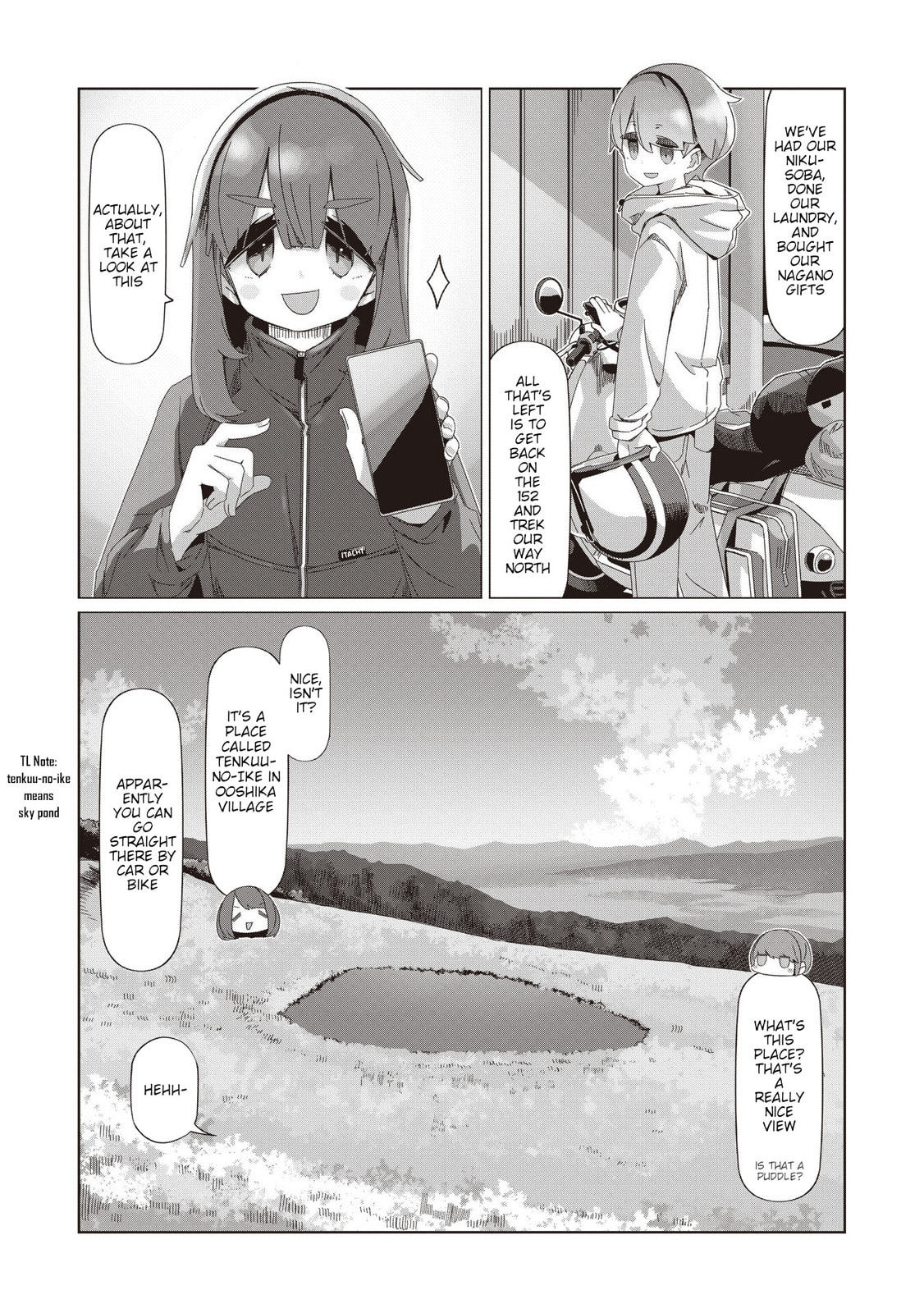 Read Laid-Back Camp chapter 104 image 17 on Lezhin