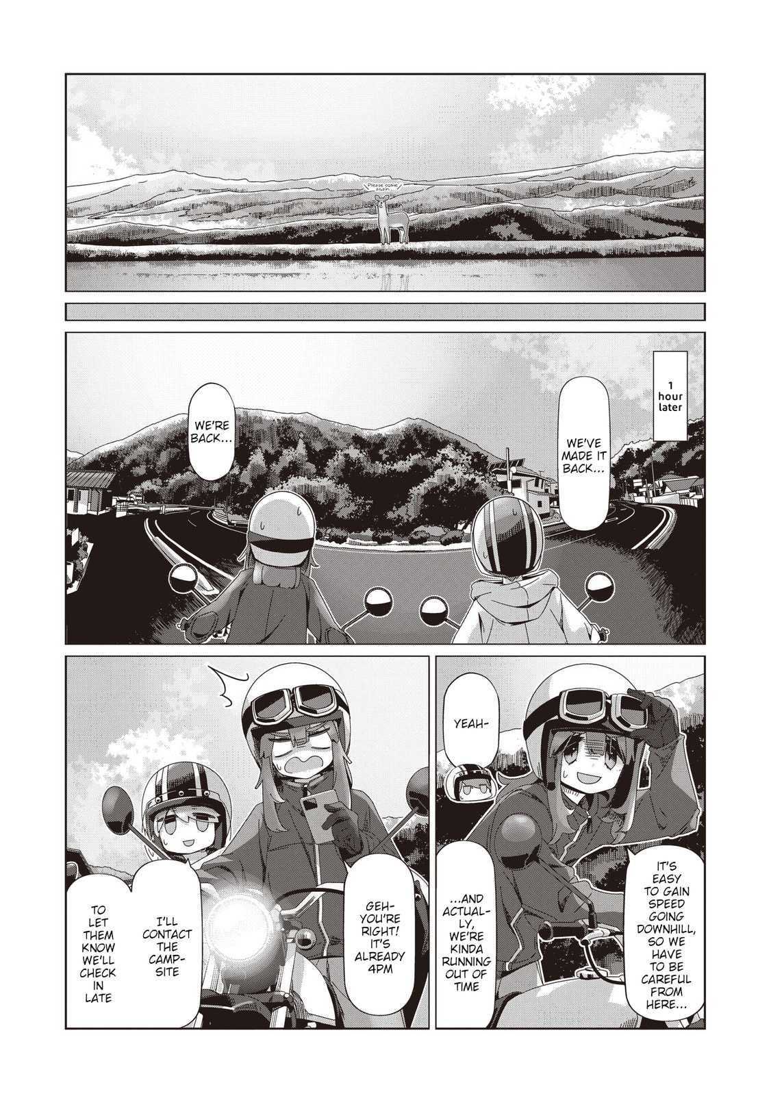 Laid-Back Camp Chapter 105 page 8 - 