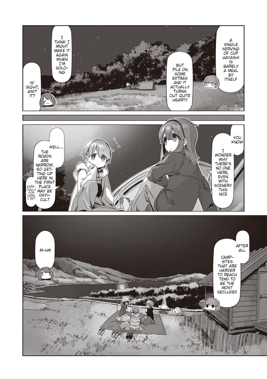 Read Laid-Back Camp chapter 107 image 12 on Lezhin