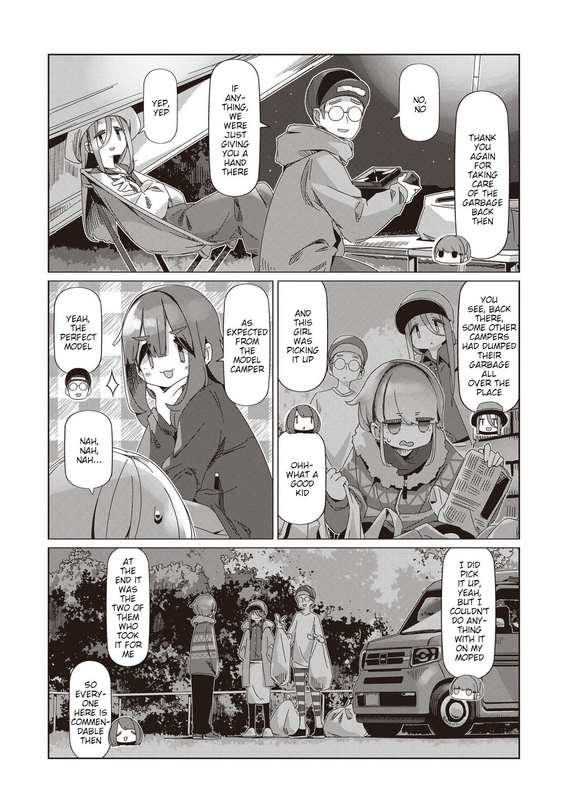 Read Laid-Back Camp chapter 107 image 20 on Lezhin