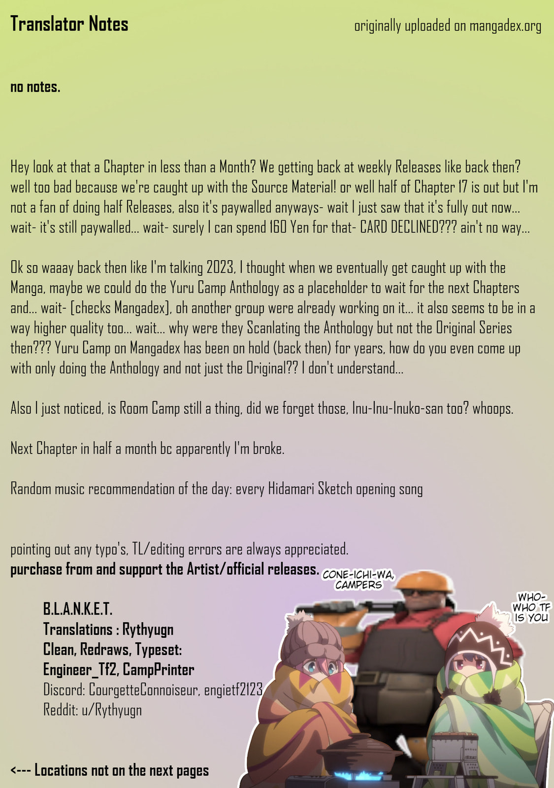 Read Laid-Back Camp chapter 107 image 25 on Lezhin