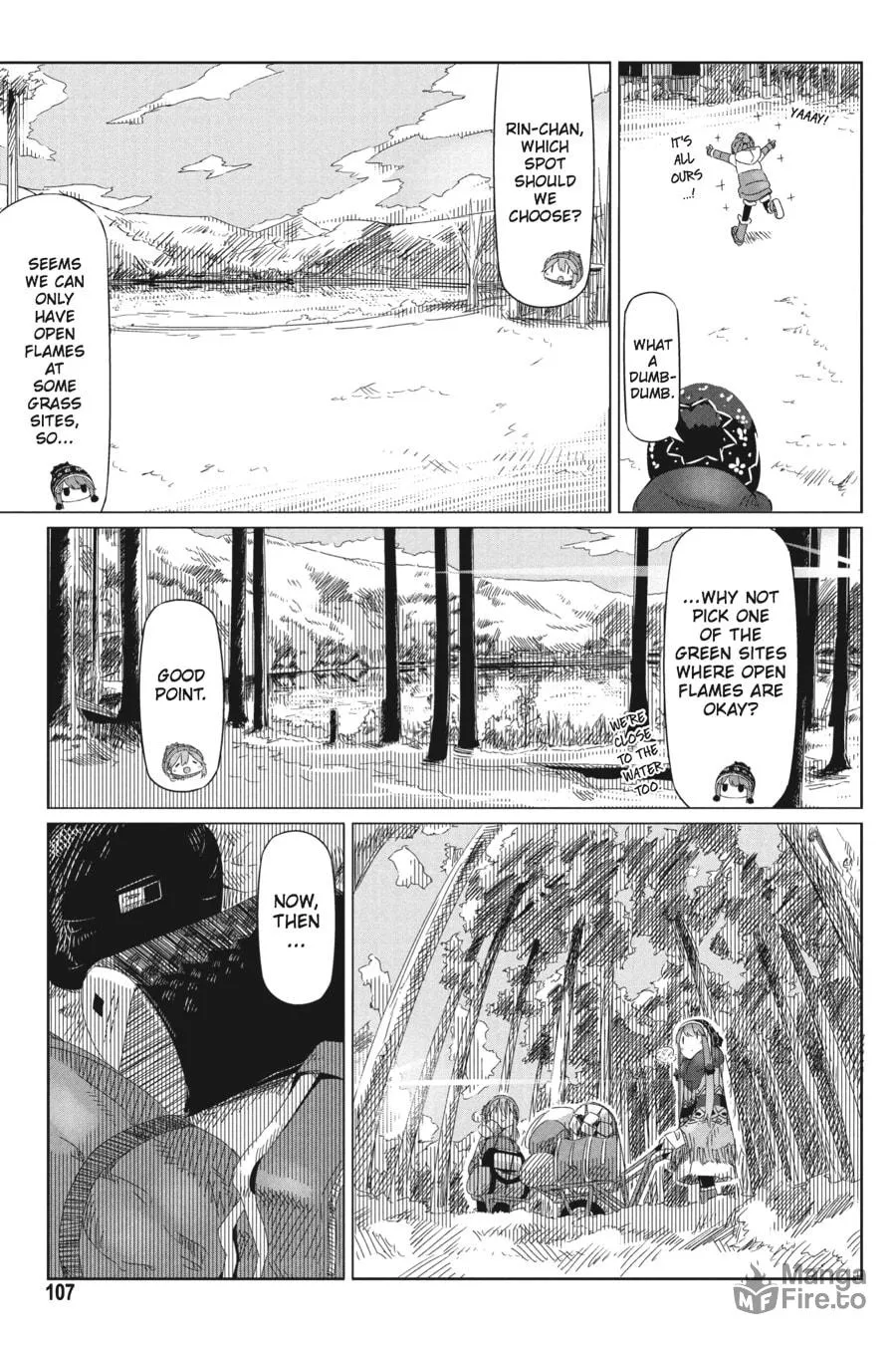 Read Laid-Back Camp chapter 11 image 4 on Lezhin