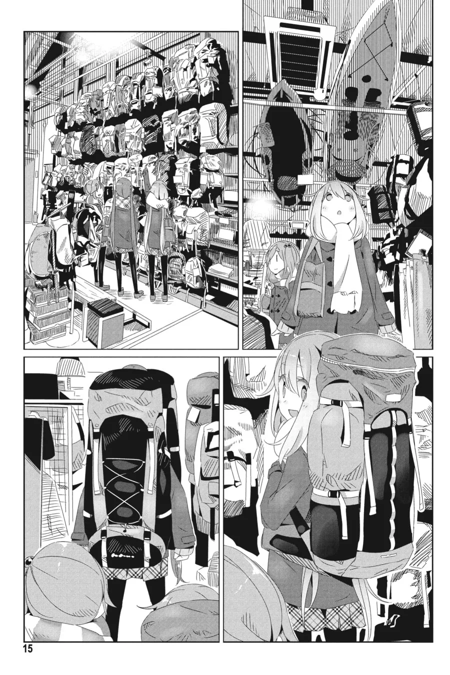 Read Laid-Back Camp chapter 14 image 12 on Lezhin