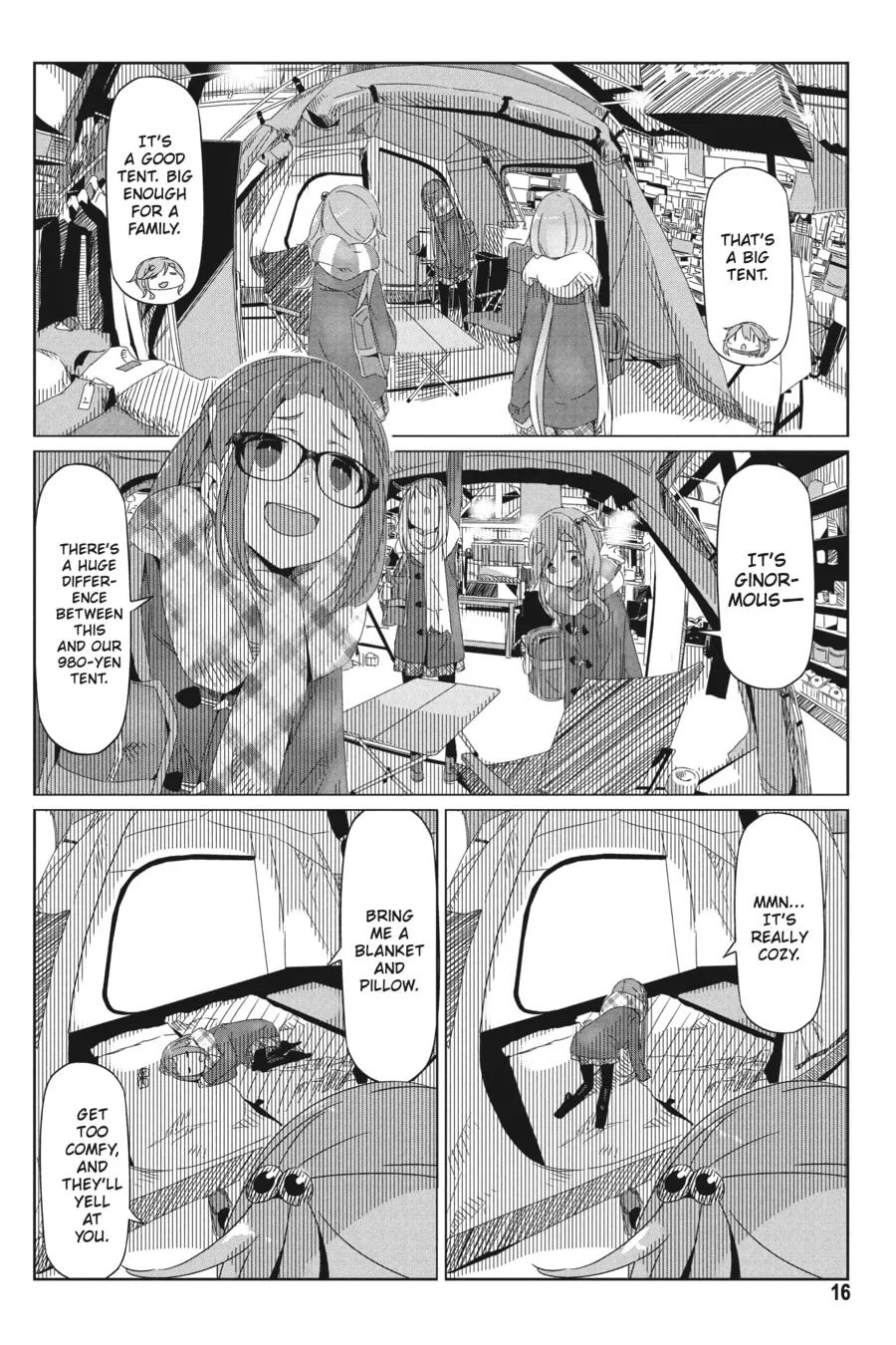 Read Laid-Back Camp chapter 14 image 13 on Lezhin