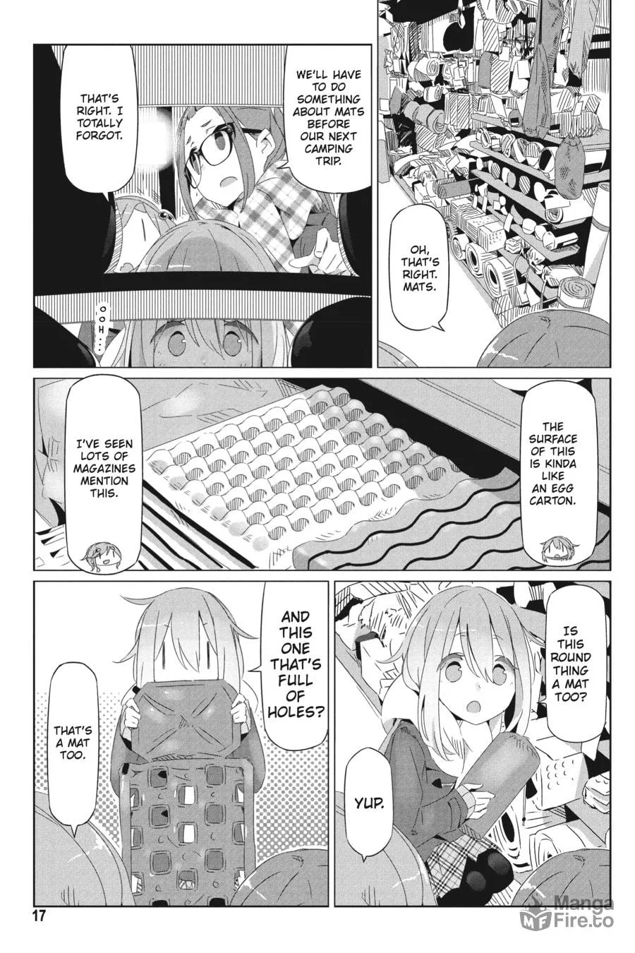 Read Laid-Back Camp chapter 14 image 14 on Lezhin