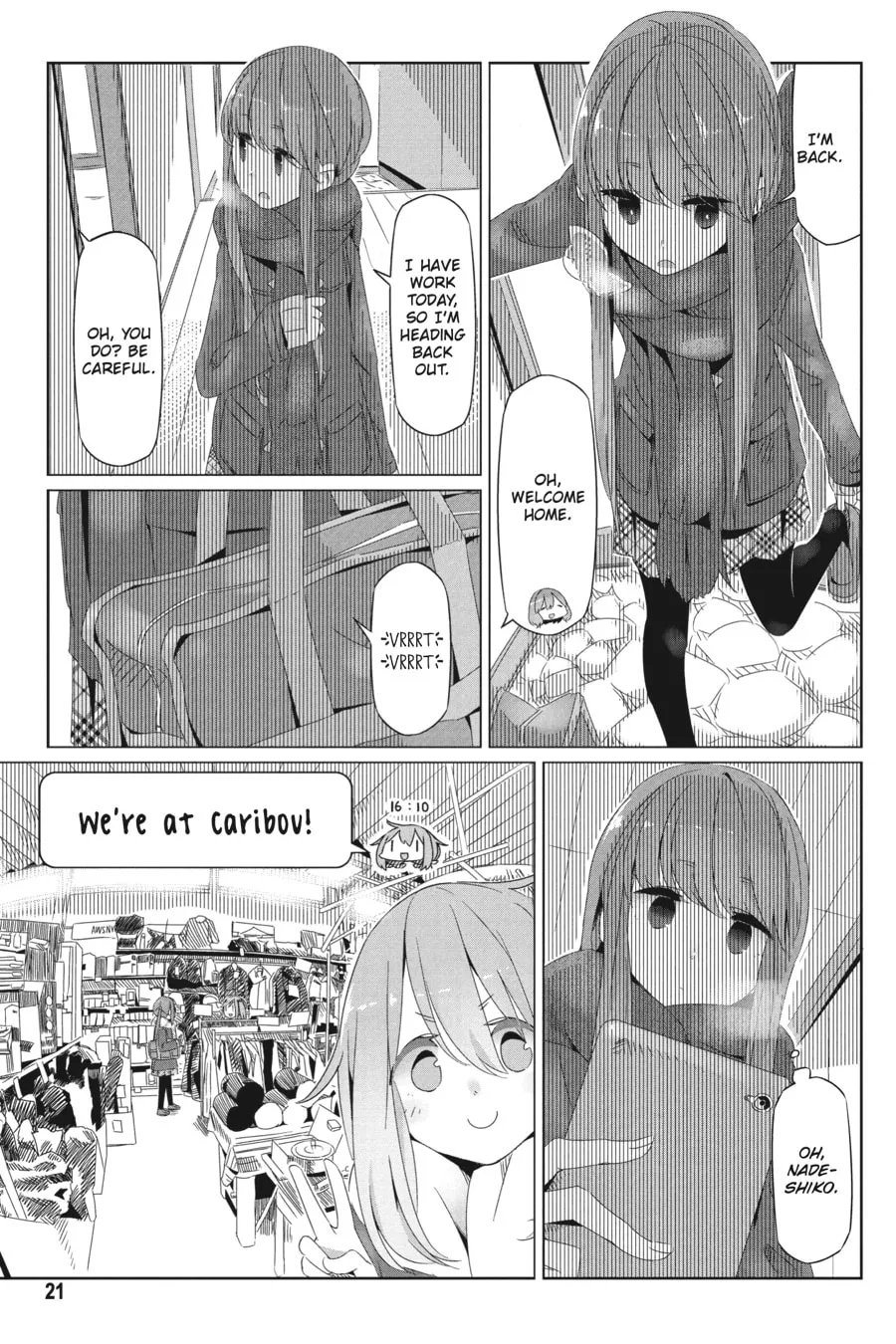 Read Laid-Back Camp chapter 14 image 18 on Lezhin