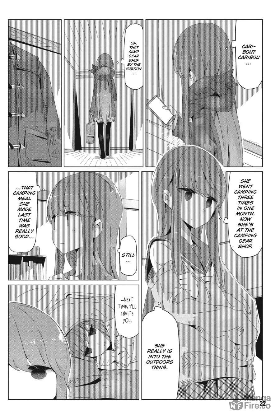 Read Laid-Back Camp chapter 14 image 19 on Lezhin