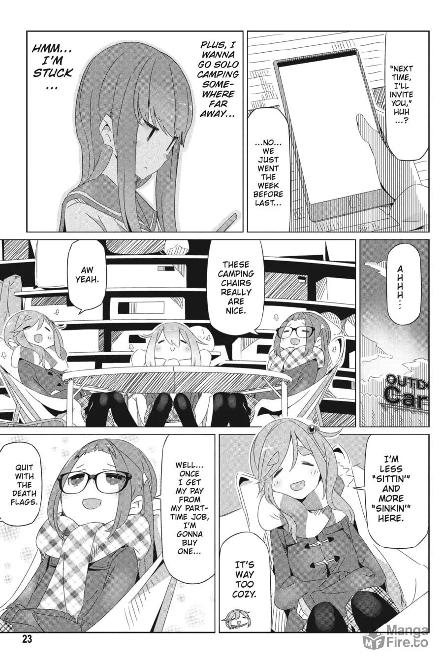 Read Laid-Back Camp chapter 14 image 20 on Lezhin
