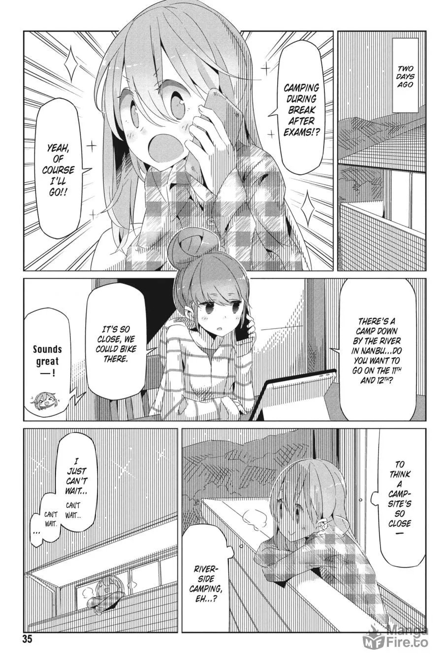 Read Laid-Back Camp chapter 15 image 2 on Lezhin