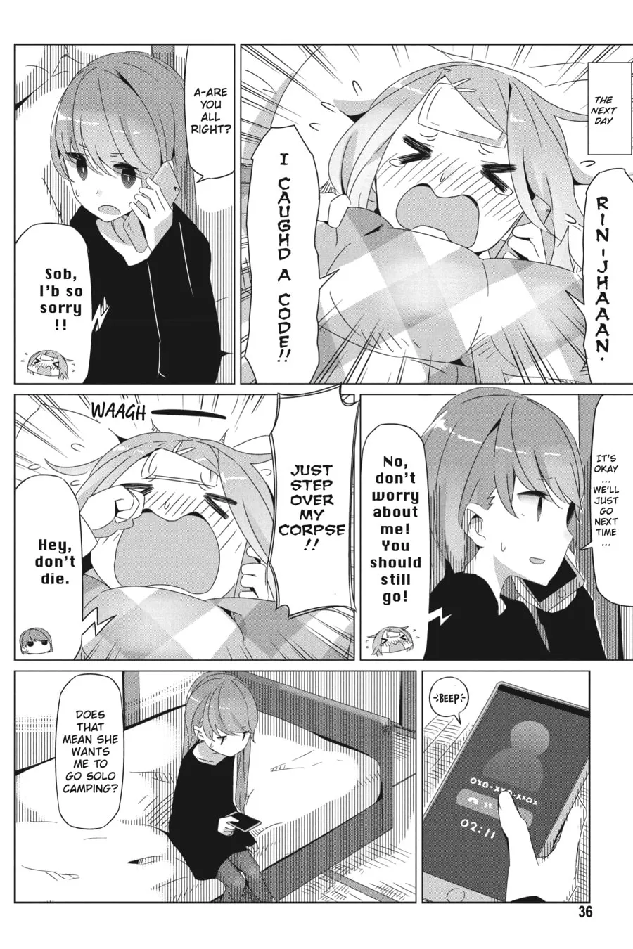 Read Laid-Back Camp chapter 15 image 3 on Lezhin