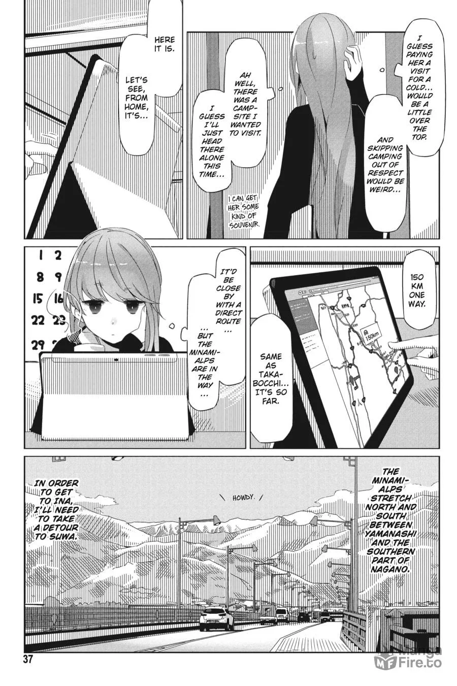 Read Laid-Back Camp chapter 15 image 4 on Lezhin