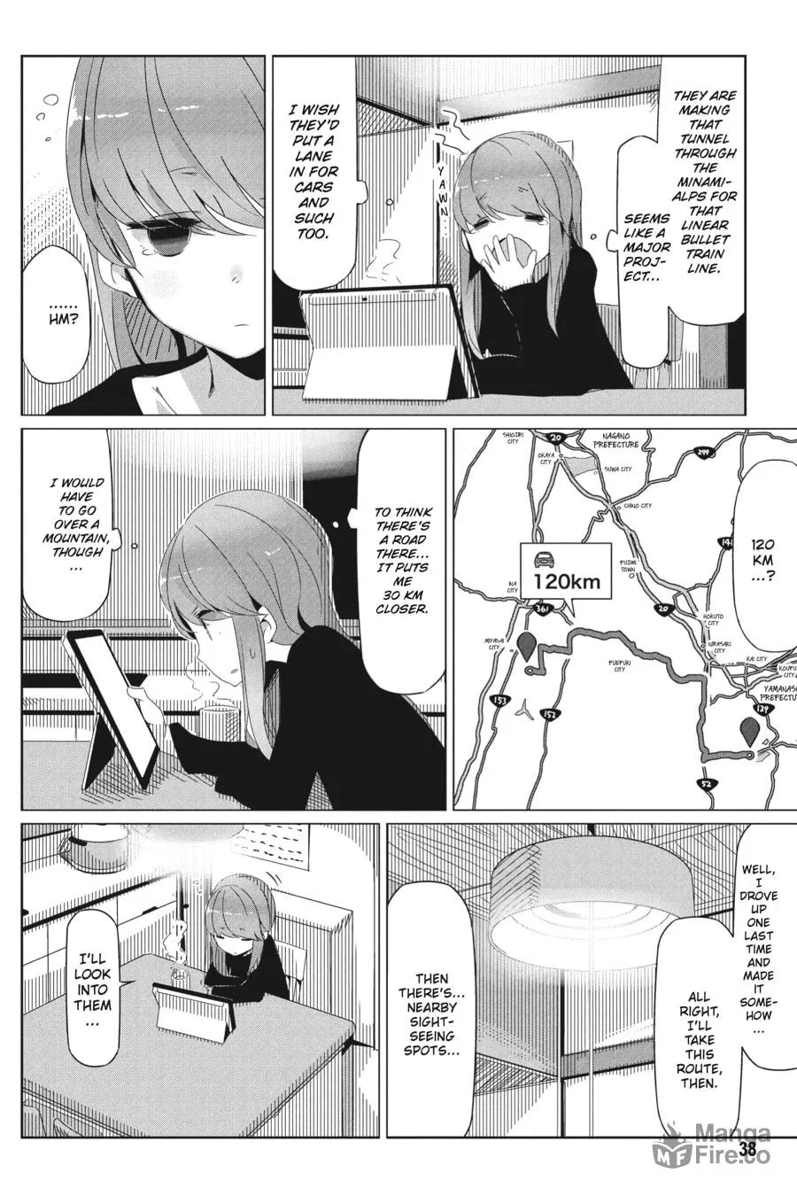 Read Laid-Back Camp chapter 15 image 5 on Lezhin