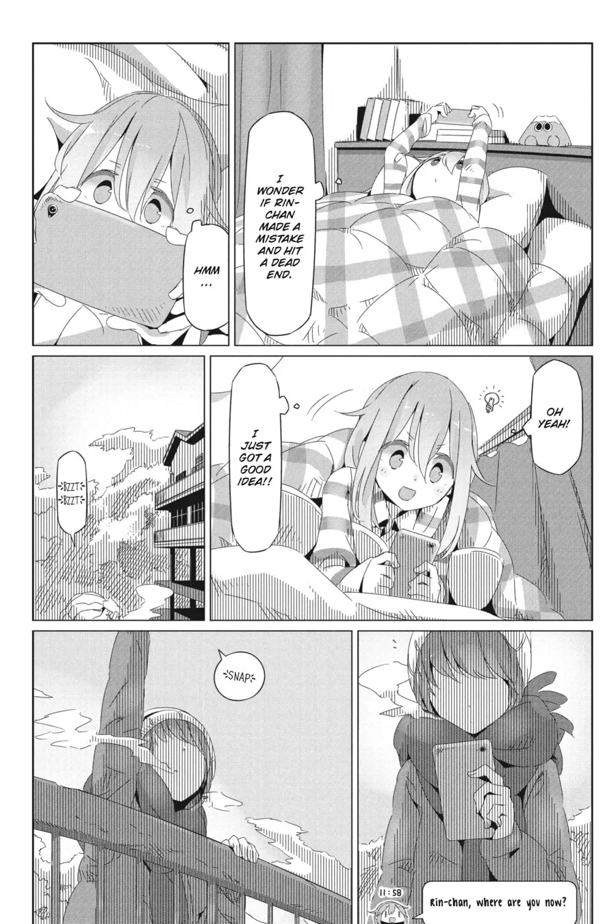Read Laid-Back Camp chapter 16 image 0 on Lezhin