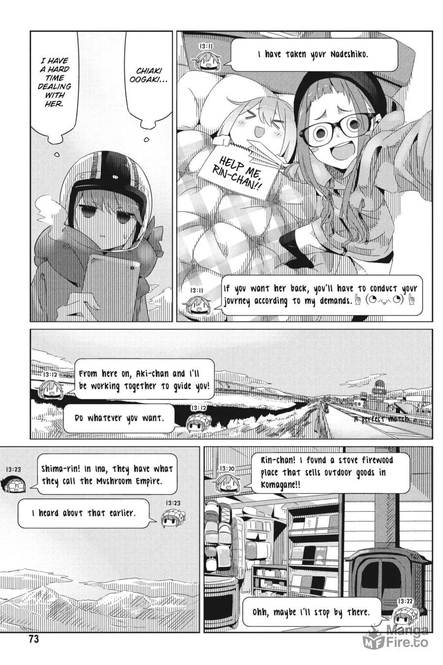 Read Laid-Back Camp chapter 16 image 9 on Lezhin