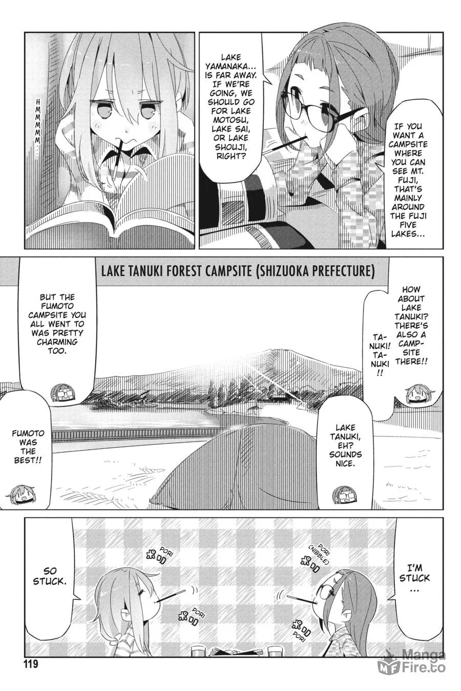 Read Laid-Back Camp chapter 17 image 26 on Lezhin