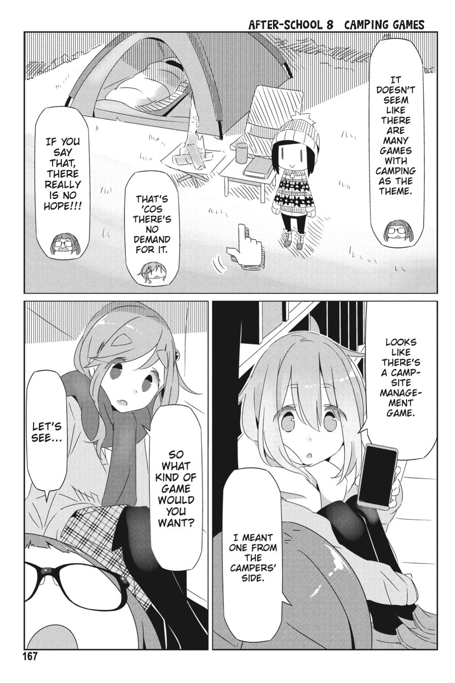 Read Laid-Back Camp chapter 18.1 image 14 on Lezhin