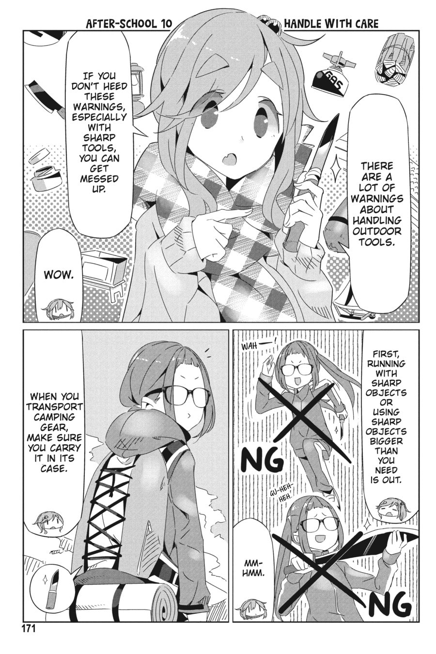 Read Laid-Back Camp chapter 18.1 image 18 on Lezhin