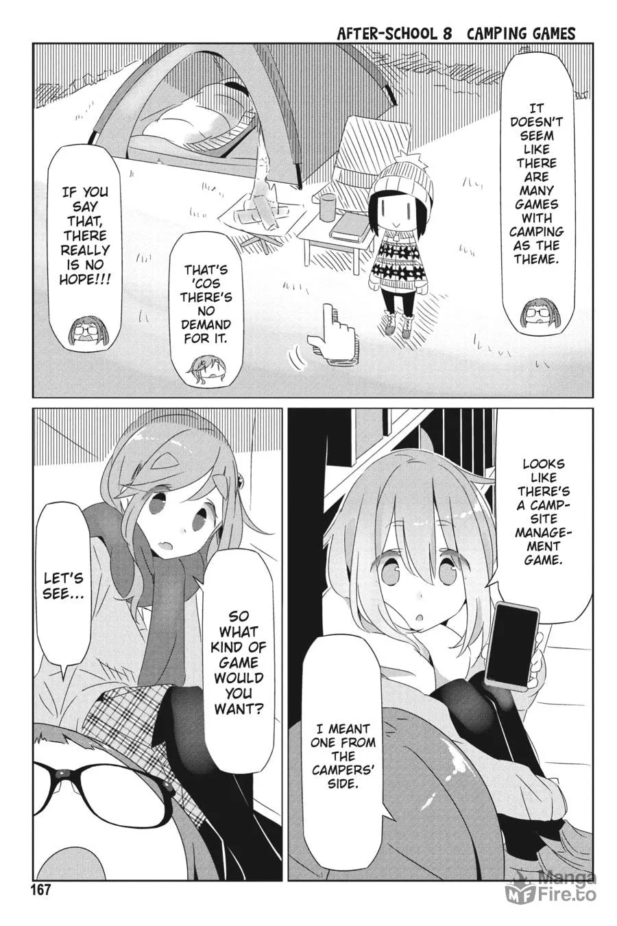 Read Laid-Back Camp chapter 18.5 image 14 on Lezhin