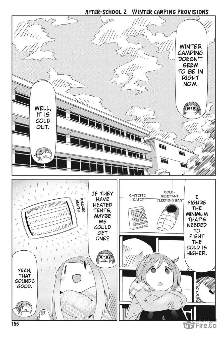 Read Laid-Back Camp chapter 18.5 image 2 on Lezhin