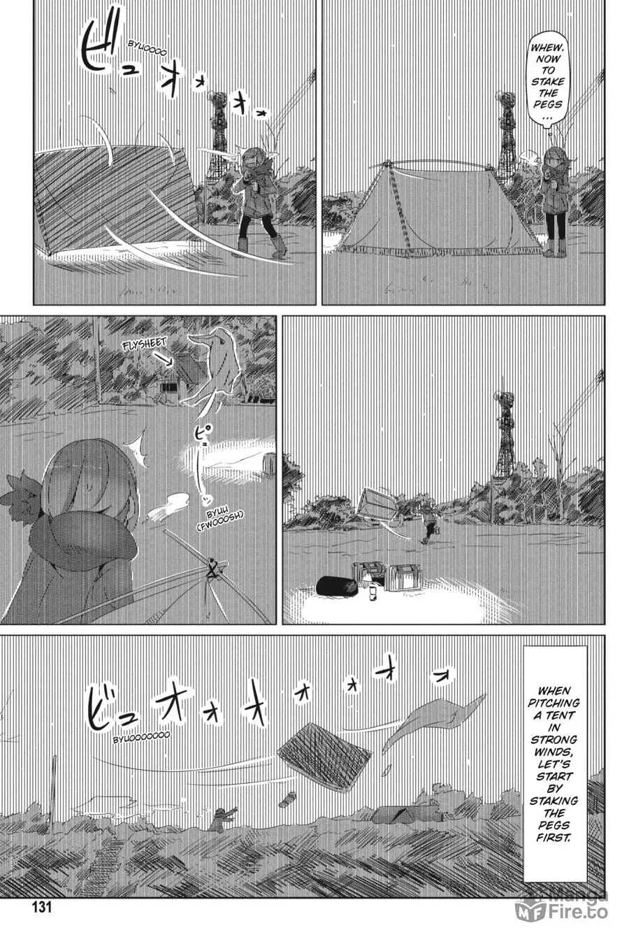 Read Laid-Back Camp chapter 18 image 8 on Lezhin