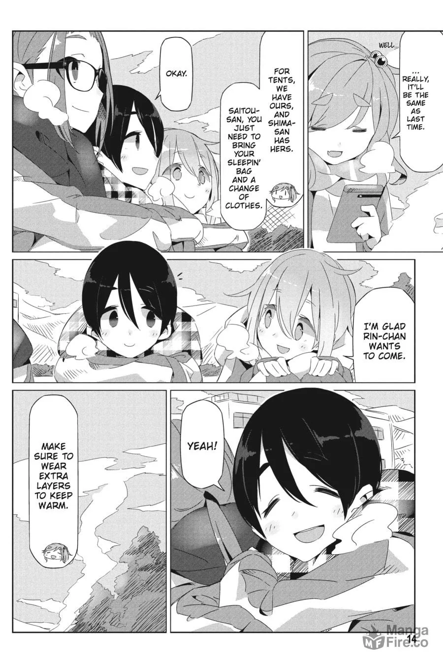 Read Laid-Back Camp chapter 19 image 11 on Lezhin