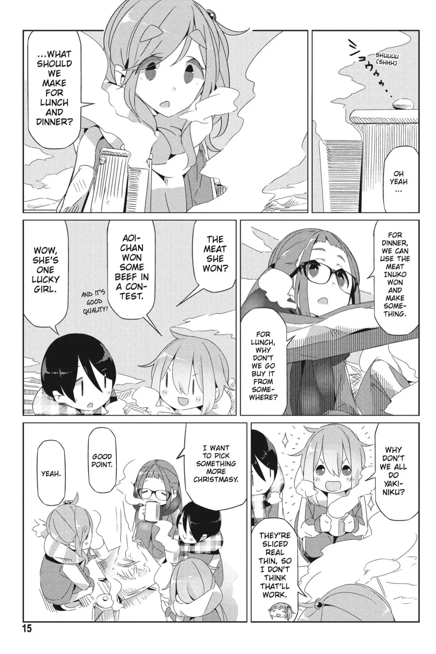 Read Laid-Back Camp chapter 19 image 12 on Lezhin