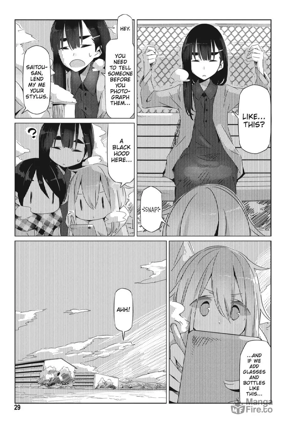 Read Laid-Back Camp chapter 19 image 26 on Lezhin