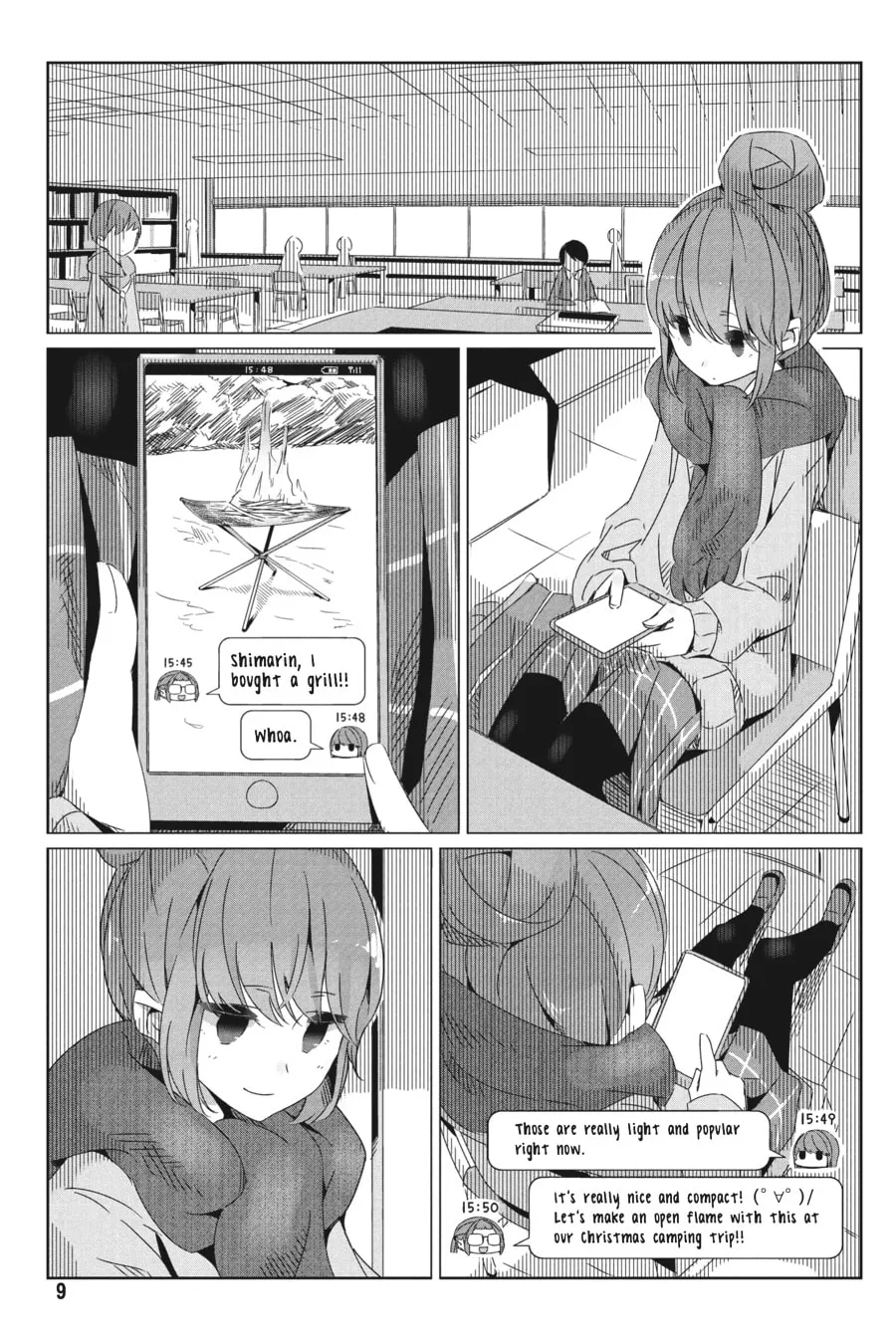 Read Laid-Back Camp chapter 19 image 6 on Lezhin