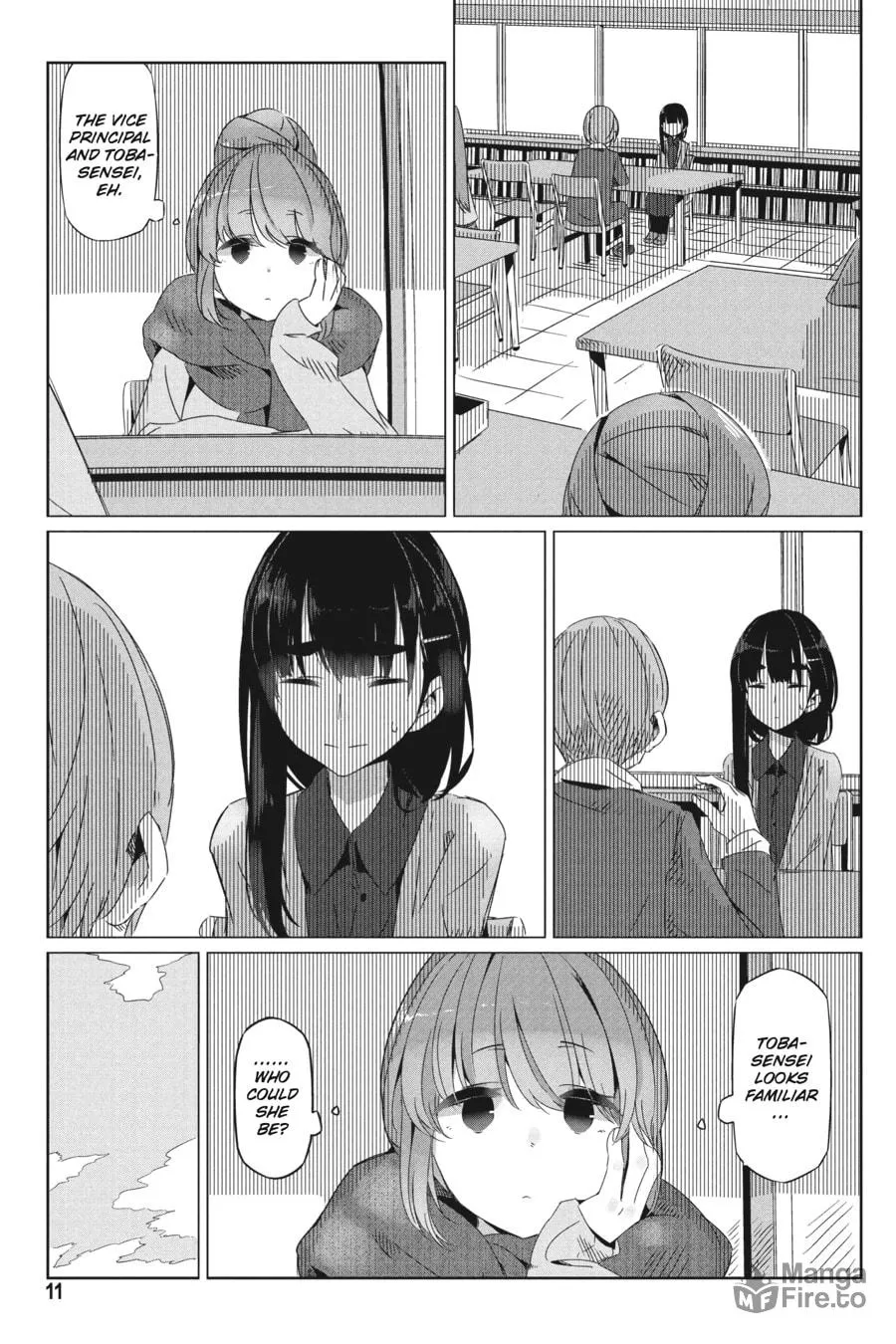 Read Laid-Back Camp chapter 19 image 8 on Lezhin