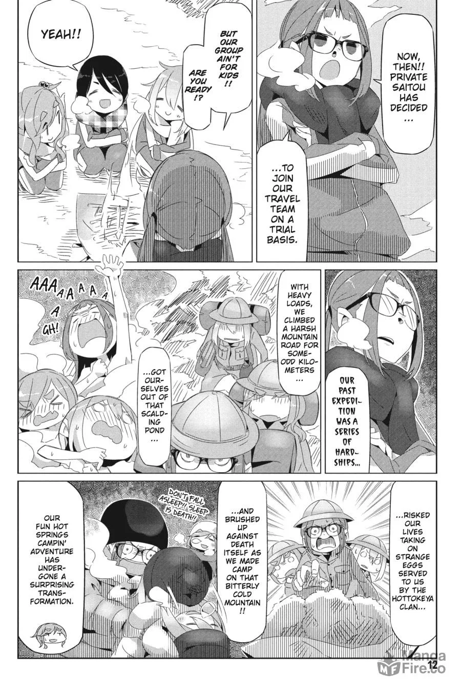 Read Laid-Back Camp chapter 19 image 9 on Lezhin