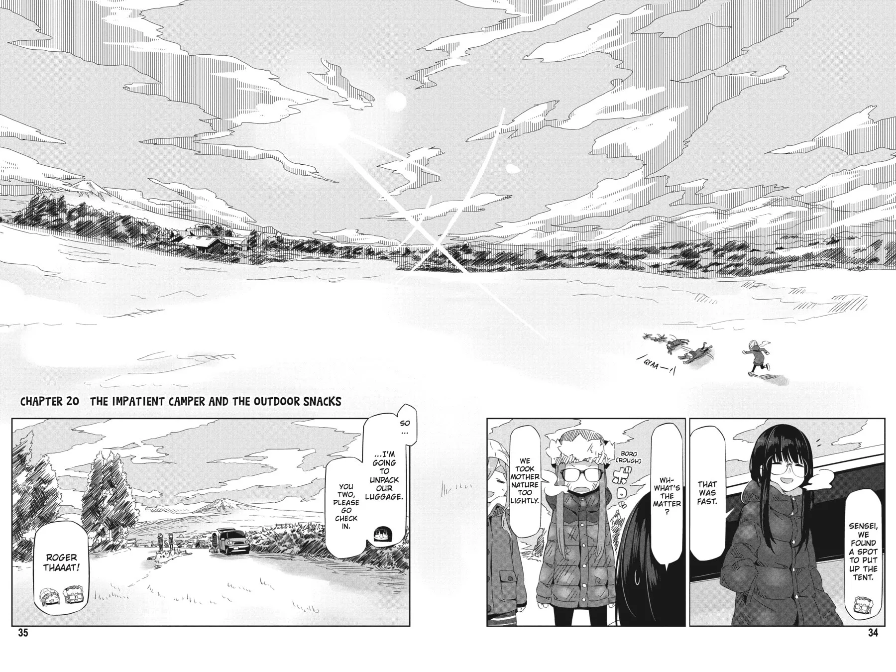Read Laid-Back Camp chapter 20 image 1 on Lezhin
