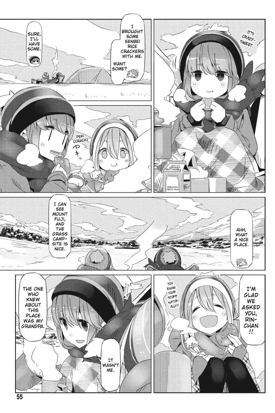 Read Laid-Back Camp chapter 20 image 21 on Lezhin
