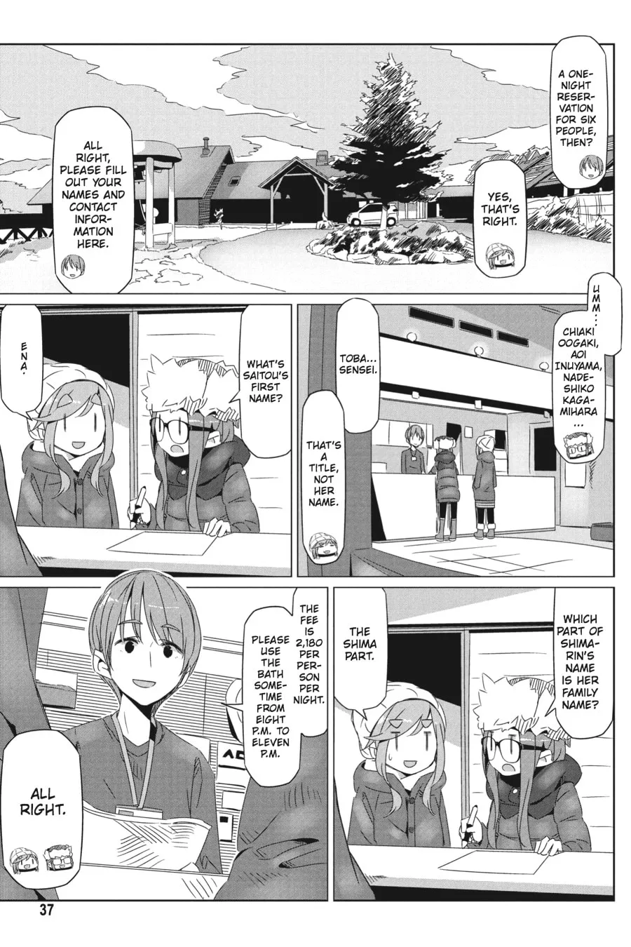 Read Laid-Back Camp chapter 20 image 3 on Lezhin