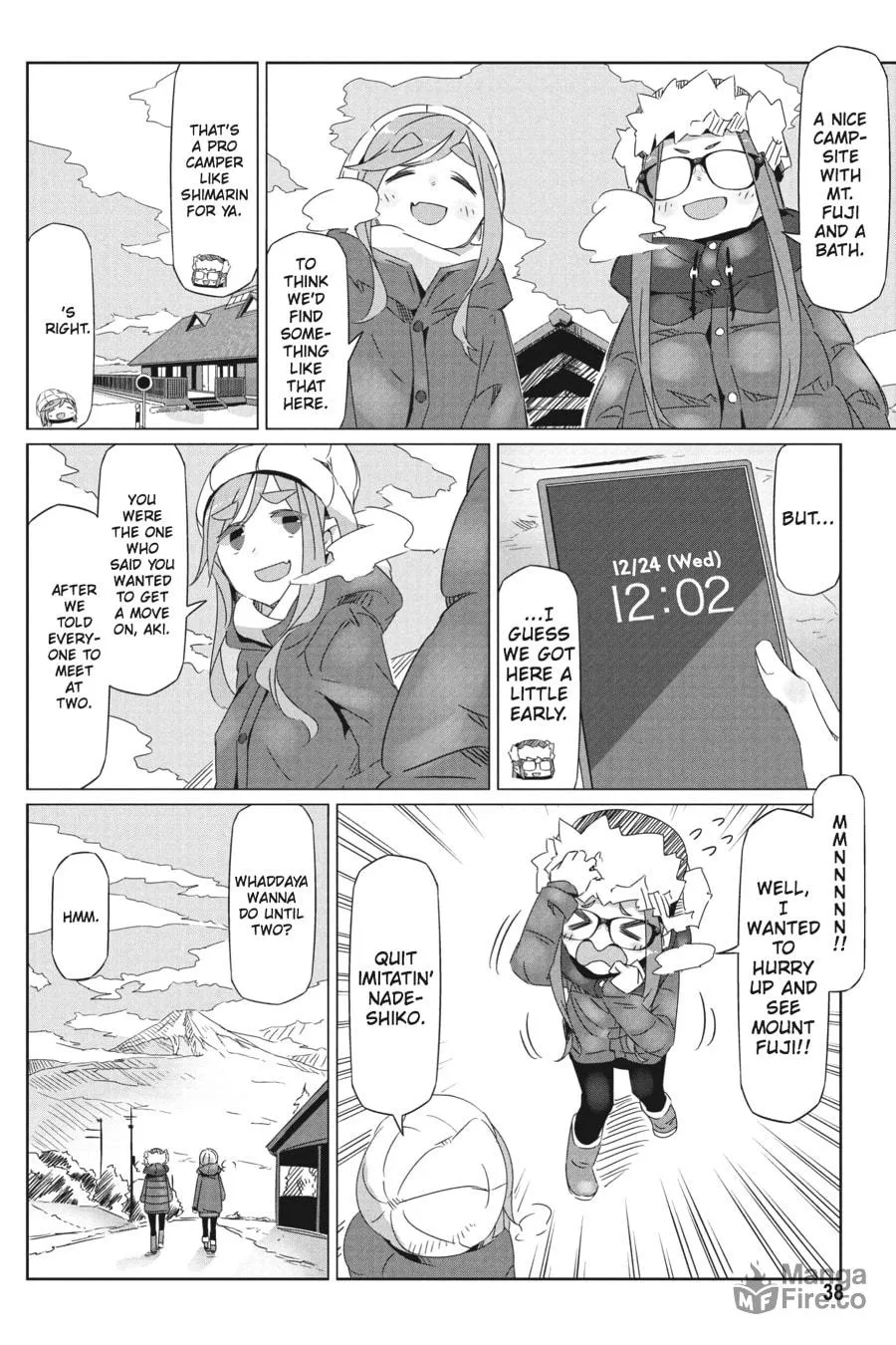 Read Laid-Back Camp chapter 20 image 4 on Lezhin