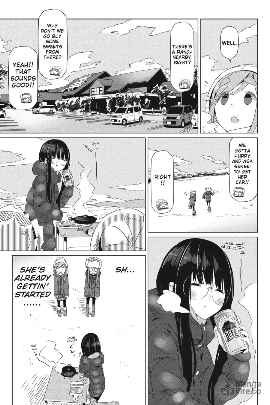 Read Laid-Back Camp chapter 20 image 5 on Lezhin