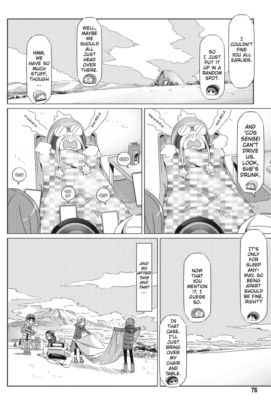 Read Laid-Back Camp chapter 21 image 13 on Lezhin
