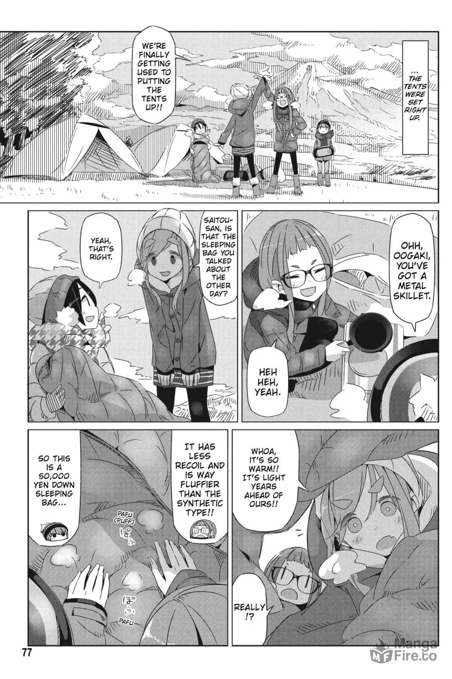 Read Laid-Back Camp chapter 21 image 14 on Lezhin