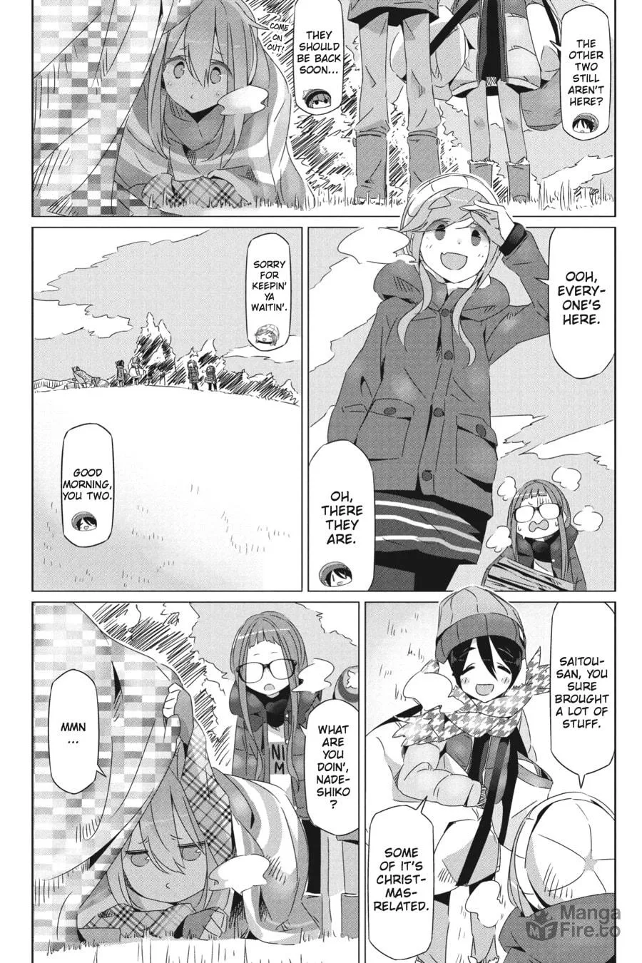 Read Laid-Back Camp chapter 21 image 9 on Lezhin