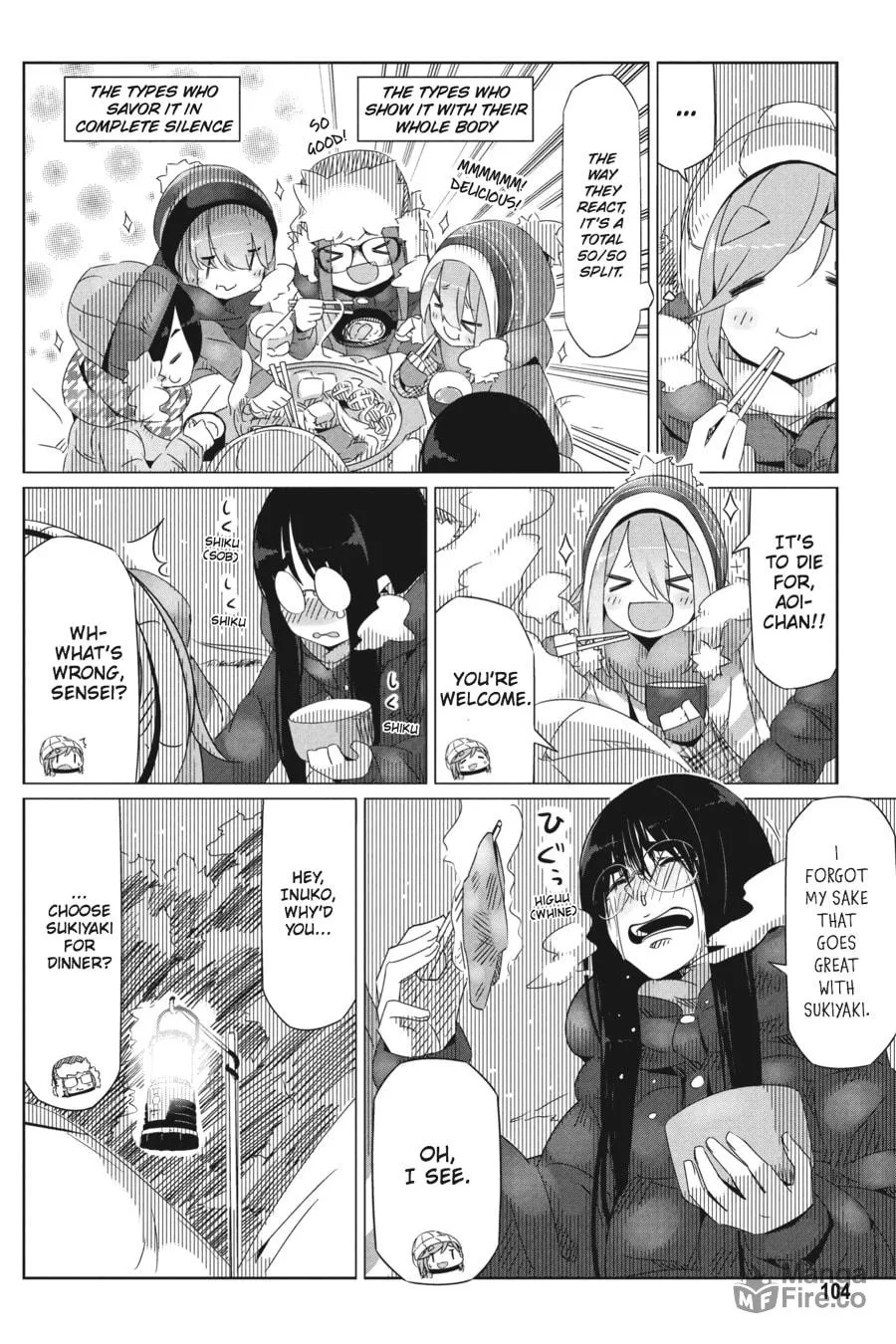 Read Laid-Back Camp chapter 22 image 11 on Lezhin